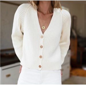 Emerson Fry Low V Summer Cardigan, size M, NWT